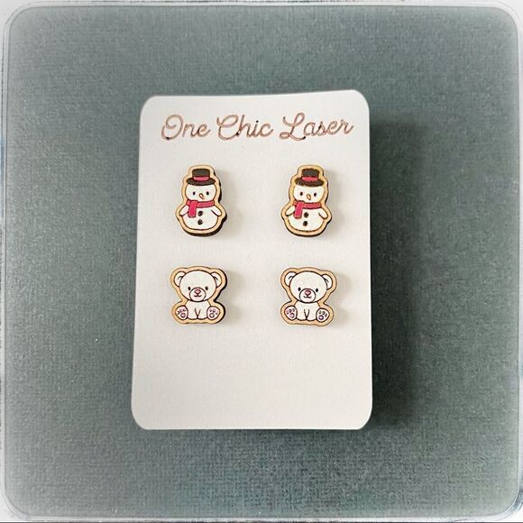 Winter earrings   - Picture 1 of 2